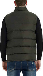 Hot Selling Custom Men's Vests <b>Bubble</b> Puffer Jacket Sleeveless Warm Winter Vest in Stock <b>Top</b> Selling Custom Design Puffer Vest - Product Image 3