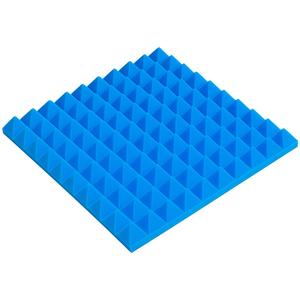 Pannelli Fonoassorbenti MXPRP-005, Confezione da 8, 0,5m x 0,5m, Spessore 2 Pollici, Piramidali Blu per Insonorizzazione - Product Image 1