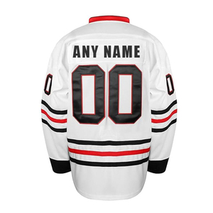 Camisetas de Hockey sobre Hielo Sublimadas Personalizadas al por Mayor |   Diseños Unisex Ligeros de Alta Calidad para Adultos, Impresión por Transferencia de Calor, OEM - Product Image 3