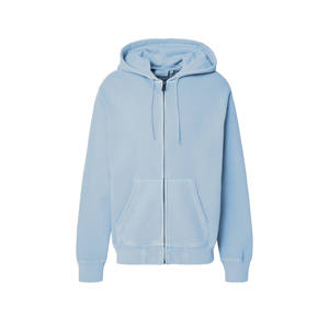 460 GSM poids lourd coton éponge français surdimensionné Boxy Fit fermeture éclair sweats à capuche blancs pour personnalisé - Product Image 2