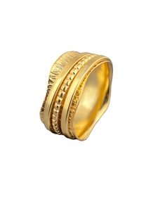 <b>Spinner</b> <b>Ring</b> 925 Sterling <b>Silver</b> Gold Rhodium Plated Meditation <b>Ring</b> Classic Wedding Band Anniversary Gift Minimalist Jewelry - Product Image 6