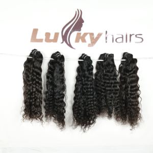 Proveedor indio al por mayor 100% cabello de templo indio crudo Remy virgen paquetes ondulados naturales cabello humano de un solo donante - Product Image 5