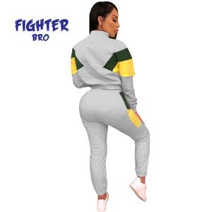 Conjunto de sudadera con capucha y pantalones de chándal para mujer de gran tamaño liso personalizado de alta calidad - Product Image 4