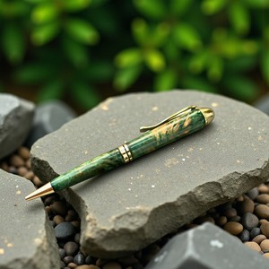 Elegante Bolígrafo de Aguamarina de 0.7mm, Ideal para la Marca Corporativa, Firmas y Regalos - Product Image 1