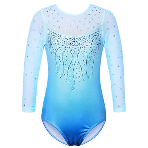 Justaucorps de gymnastique pour enfants, design sans couture, dernière tendance, en spandex/nylon, couleurs personnalisées, logo personnalisé, haute qualité - Product Image 1