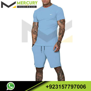 Conjuntos cortos para hombre Conjuntos de 2 piezas Moda Verano Chándales Camisa informal y pantalones cortos Conjunto Anti-encogimiento Ropa de calle para hombre - Product Image 2