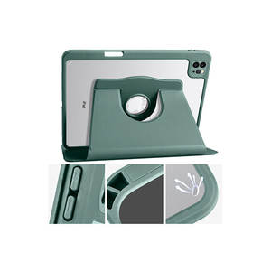 เคส Netzy 2025 M3 สำหรับ iPad Air 11 สีชมพู  ฝาครอบอะคริลิกป้องกัน  ช่องใส่ปากกาแบบเก็บความร้อน  ขาตั้งหมุนได้  ใช้ได้กับ Pro และ Kindle - Product Image 4