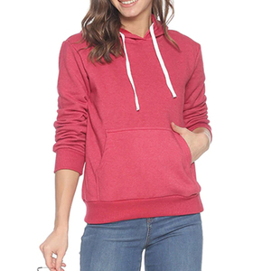 Sweat-shirts à capuche pour femmes de qualité supérieure, 100% coton molletonné, streetwear, logo personnalisable sur le devant, écologiques, légers - Product Image 2