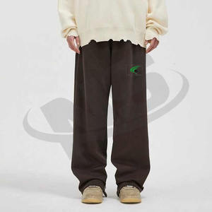 Pantalon de jogging évasé pour homme, sur mesure, de haute qualité, style empilé, taille élastique, imperméable, respirant, OEM, décontracté, hiver - Product Image 4