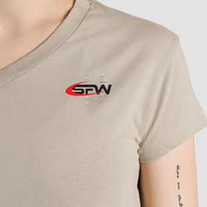 T-shirts pour femmes T-shirts décontractés en coton mélangé à manches courtes Tee Soft Round Neck Solid Color Summer Tops Comfortable Basic Daily Wear Shirt - Product Image 6