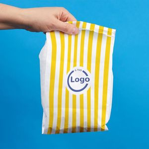 Bolsas de Papel Kraft Marrón, Base de 14 cm, Biodegradables, para Envasado de Alimentos, Personalizables hasta 2 Colores - Product Image 5