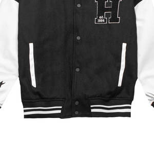 Personalizado hombres Varsity chaqueta de lana de cuero estilo Letterman Universidad bomber chaqueta streetwear moda prendas de vestir exteriores fabricante - Product Image 5