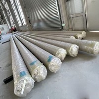 Poteaux de télécommunications FRP multi-spécifications, OEM accepté, légers et anticorrosion, vente directe usine