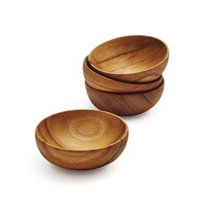 Diseño moderno decoración del hogar vajilla comida servir tazón de madera de calidad superior forma personalizada y tamaño tazón de madera - Product Image 6