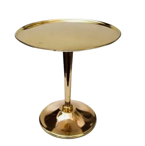 Soporte de pastel elegante de metal redondeado decorativo de mesa acabado en oro rosa para fiestas de hotel en casa - Product Image 2