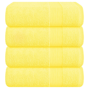 Serviettes de bain et de plage luxueuses en coton écologique absorbant rapidement et élégantes tissées d'Inde - Product Image 6