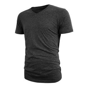 เสื้อยืดแขนสั้นลำลองสำหรับผู้ชายเสื้อยืดพิมพ์ลายโลโก้แบบเรียบง่าย - Product Image 6