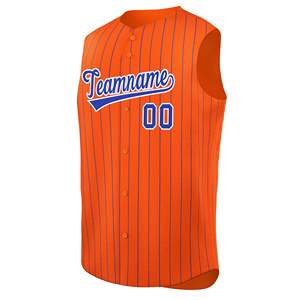 Custom Sleeveless Full Button Baseball Jersey Vest Training <b>Athletic</b> Sports Team Uniforms Sublimated Youth Baseball Shirts - Product Image 5