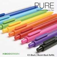 Stylo à bille personnalisé avec logo Kaco, en plastique pur, encre gel sportive 0,5 mm, pour usage promotionnel, hôtels, resorts, cadeaux d'accueil