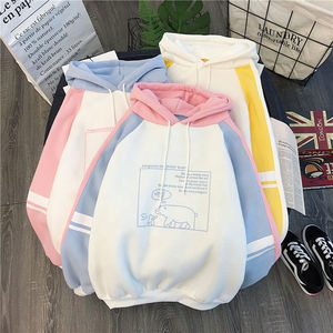 Sudadera con Capucha Estampada Extra Grande para Mujer, OEM, Suéter de Forro Polar, Manga Larga con Bolsillos Delanteros, Ropa de Verano, Otoño e Invierno - Product Image 1