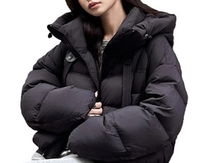 Veste coupe-vent de qualité supérieure Veste bouffante à capuche décontractée et élégante pour femmes Veste d'hiver élégante à couleur personnalisée - Product Image 1