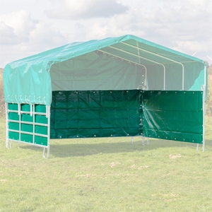 Bâche en PVC <span class=keywords><strong>de</strong></span> qualité supérieure, sur mesure, 650 g/m², toile en PVC 1000D, revêtement en PVC, pour l'élevage <span class=keywords><strong>de</strong></span> chevaux, tente <span class=keywords><strong>de</strong></span> pâturage, toit - Product Image 6