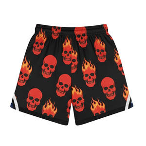 Short en maille de basket-ball pour hommes sur mesure respirant 100% Polyester Sports Running Mesh Design Logo Sublimation de haute qualité - Product Image 6