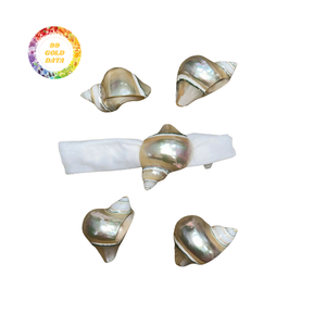 Servilletero de concha de mar, proveedor de Vietnam con carcasa Turbo seleccionada para decoración de catering y exhibiciones de mesa elegantes - Product Image 3