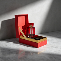 Boîte de luxe imprimée pour flacon d'huile de cristal, vente directe usine, emballage personnalisé en gros pour flacons d'Attar Oud