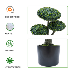 PZ-1-273 Tùy Chỉnh Lá Handmade Cây Trồng Trong Chậu Cây Trong Nồi Nhựa Bất Cảm Ứng Lớn Cây Nhân Tạo - Product Image 4