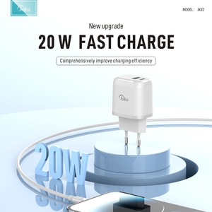 Chargeurs rapides <span class=keywords><strong>JOKO</strong></span> 2024 Nouveautés Adaptateurs de charge rapide Type-C 20W & USB 18W Chargeurs muraux à haute vitesse pour téléphone - Product Image 3