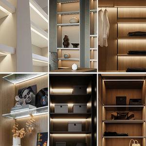 Bande lumineuse OEM, extrusion en forme de U, surface noire, encastrée dans le coin, plâtre mural en gypse, en aluminium LED pour plafond, armoire - Product Image 5