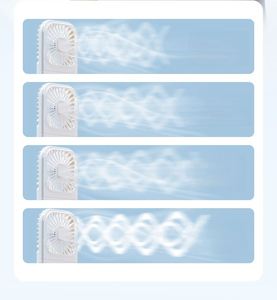 Portable Neck Fan Rechargeable USB Cooling Mini Fan <b>Foldable</b> <b>Desk</b> Design with Adjustable Speeds for Travel Office Outdoor Use - Product Image 3