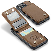 Étui portefeuille en similicuir avec fente pour cartes et support pour iPhone 18 Pro Max, compatible également avec les modèles 17, 16 Plus, 15, 14, 13, 12