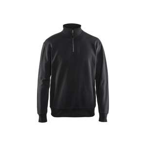 BLAKLADER - 336911589900L Sweat avec demi-zip Noir-EAN 7330509466438 WORK HOODIES - Product Image 1