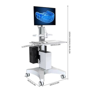 รถเข็นทันตกรรมเคลื่อนที่ Lm Dental รุ่น Oc-1t-Ups ปรับระดับความสูงได้ โครงโลหะ ล้อ 4 ล้อ เฟอร์นิเจอร์โรงพยาบาล ดีไซน์ร่วมสมัย - Product Image 2