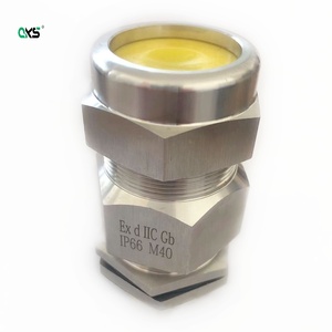 Presse-étoupe <span class=keywords><strong>Millet</strong></span> en laiton blanc, blindé, étanche à double compression, anti-explosion, étanchéité IP66, Exd IIC, certifié CE, norme GB - Product Image 2