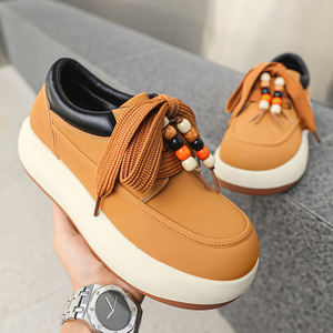 Chaussures décontractées rétro basses pour hommes, respirantes, personnalisées, à semelle épaisse et rehaussante, idéales pour le sport – Vente en gros - Product Image 5