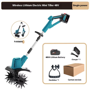 Micro-motoculteur rotatif rechargeable au lithium-ion, machine de travail du sol à grande vitesse pour le déchaumage du sol, silencieux, petit jardin - Product Image 6