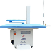 Table à repasser industrielle SALOON avec chaudière à vapeur sèche électromagnétique 220V 800W, dimensions 1250x800mm, modèle SL-E1250SC