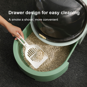 La cocina <span class=keywords><strong>de</strong></span> la mejor calidad en forma <span class=keywords><strong>de</strong></span> L grandes <span class=keywords><strong>de</strong></span> plástico <span class=keywords><strong>de</strong></span> caja <span class=keywords><strong>de</strong></span> arena para gatos <span class=keywords><strong>Pan</strong></span> con Gato <span class=keywords><strong>de</strong></span> gato baño fácil para limpiar. - Product Image 3