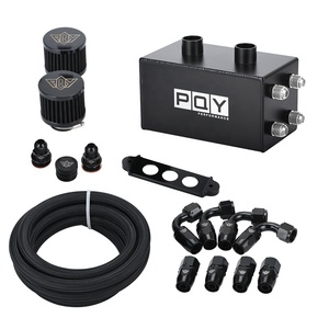 Réservoir d'huile de course pour <span class=keywords><strong>Honda</strong></span> <span class=keywords><strong>Civic</strong></span> Integra EK EG DC avec 3 mètres de tuyaux de carburant AN10 3M + raccord PQY-OCC02-QY - Product Image 4