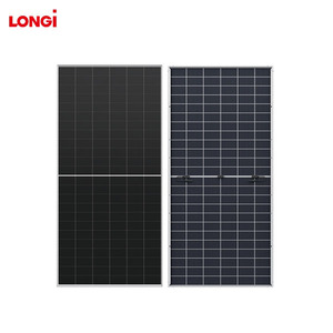 Nouveau panneau <span class=keywords><strong>solaire</strong></span> <span class=keywords><strong>photovoltaïque</strong></span> bifacial N-Type BIPV Longi Hi-MO9 LR7-72HYD 625-660W, technologie de pointe, efficacité de 24,4 %, module PV pour l'énergie à grande échelle - Product Image 3