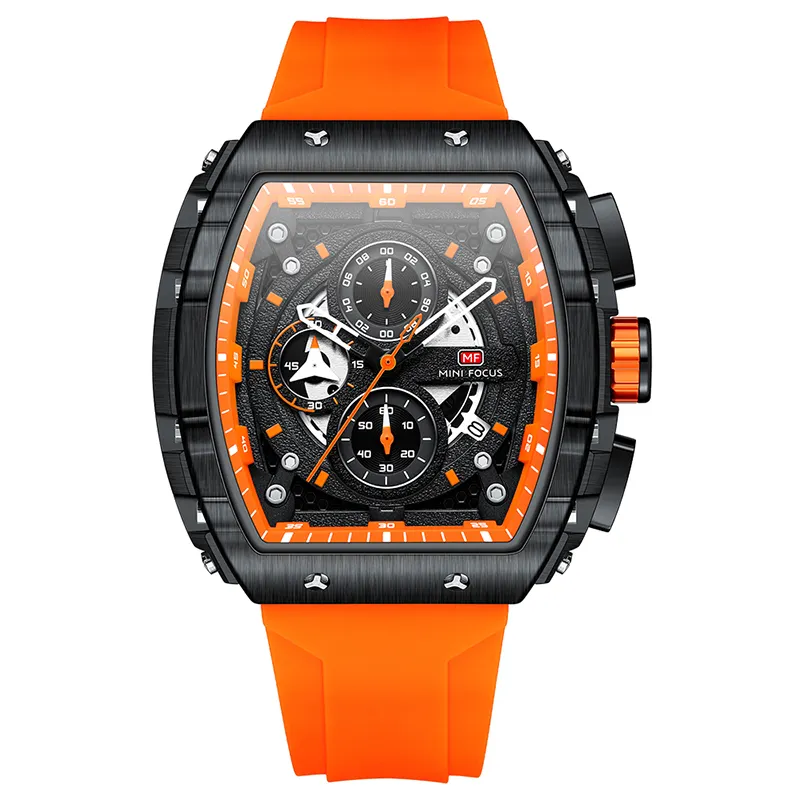 Guarda Mini Focus 0399 montre sport homme 3atm orologio al quarzo in silicone luminoso impermeabile orologio al quarzo in silicone