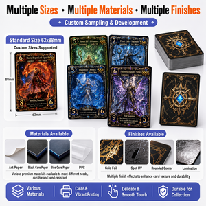 Fabricant de cartes à collectionner TCG personnalisées de qualité supérieure, usine d'impression de cartes OEM <span class=keywords><strong>avec</strong></span> gaufrage, pelliculage UV et technologie de finition avancée - Product Image 4