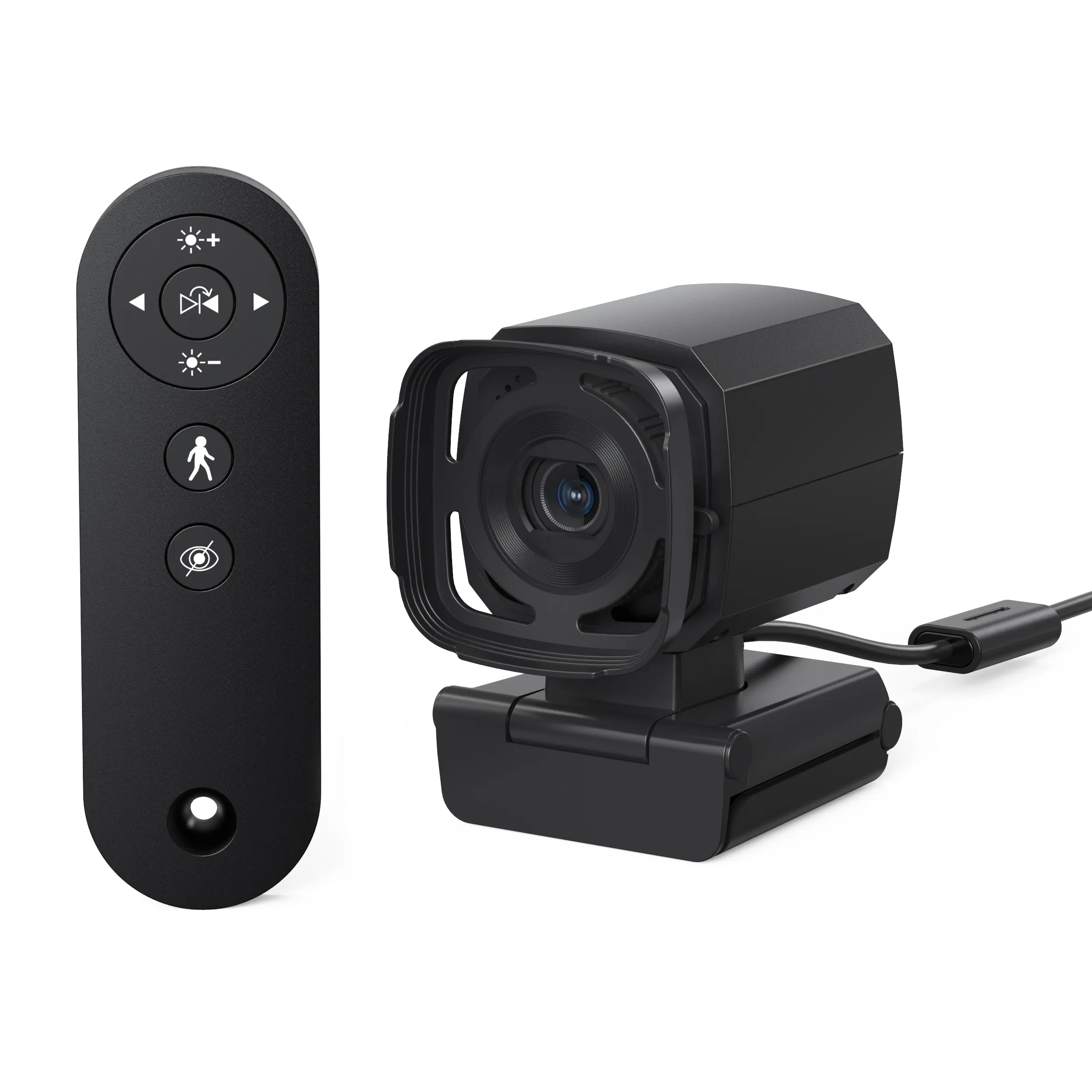 Kamera Web Pengajaran Streaming Pelacakan Otomatis, Kamera Web 1080P 30Fps dengan Remote Kontrol