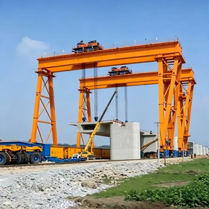 Promotion : Lève-poutres à double <span class=keywords><strong>portique</strong></span> pour pneus en caoutchouc, 50T, pour ponts routiers et poutres préfabriquées en coffrage - Product Image 4