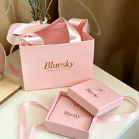 Sacs en papier de luxe pour la vente en gros, sacs d'emballage en carton personnalisés pour bijoux, pour petites entreprises avec votre propre logo