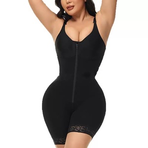 Body modellante da donna con cavallo aperto, compressione e controllo <span class=keywords><strong>pancia</strong></span>, corsetto snellente, solleva glutei, modellatore corpo intero - Product Image 3