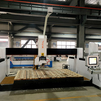 2025 más barato Atc 5 Axis Bridge Saw Cnc Router 3D Stone Cutting Granite Grabado Máquinas